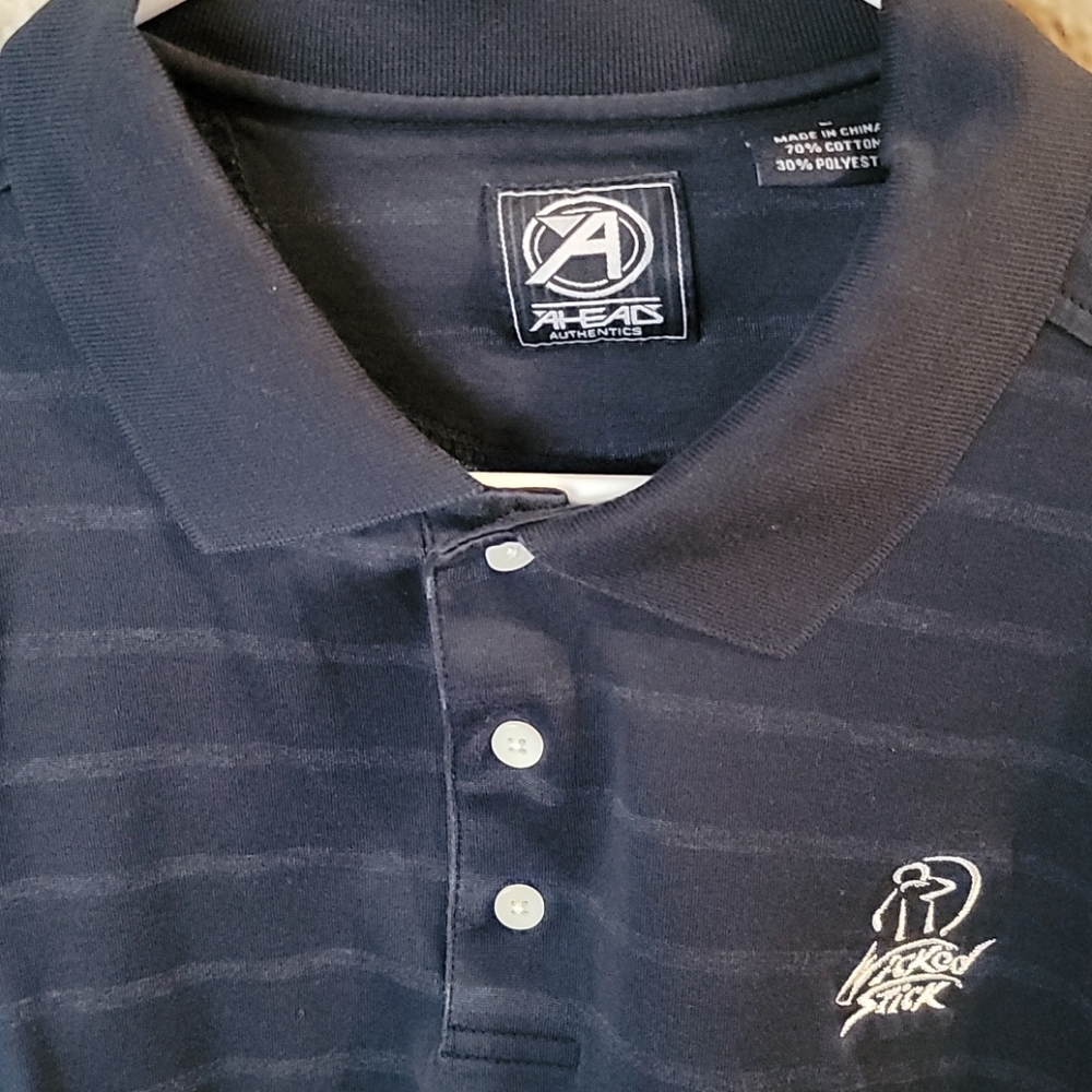 Navy blue mens Ahead Authentic polo shirt